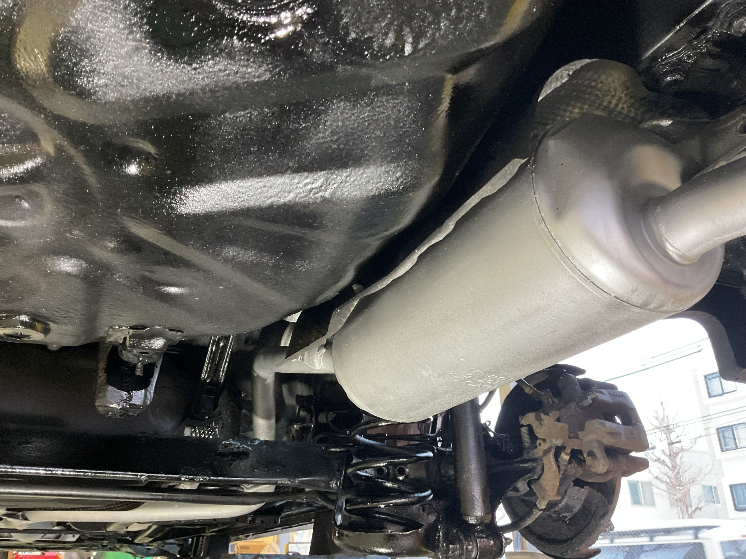 塗装後 マフラー