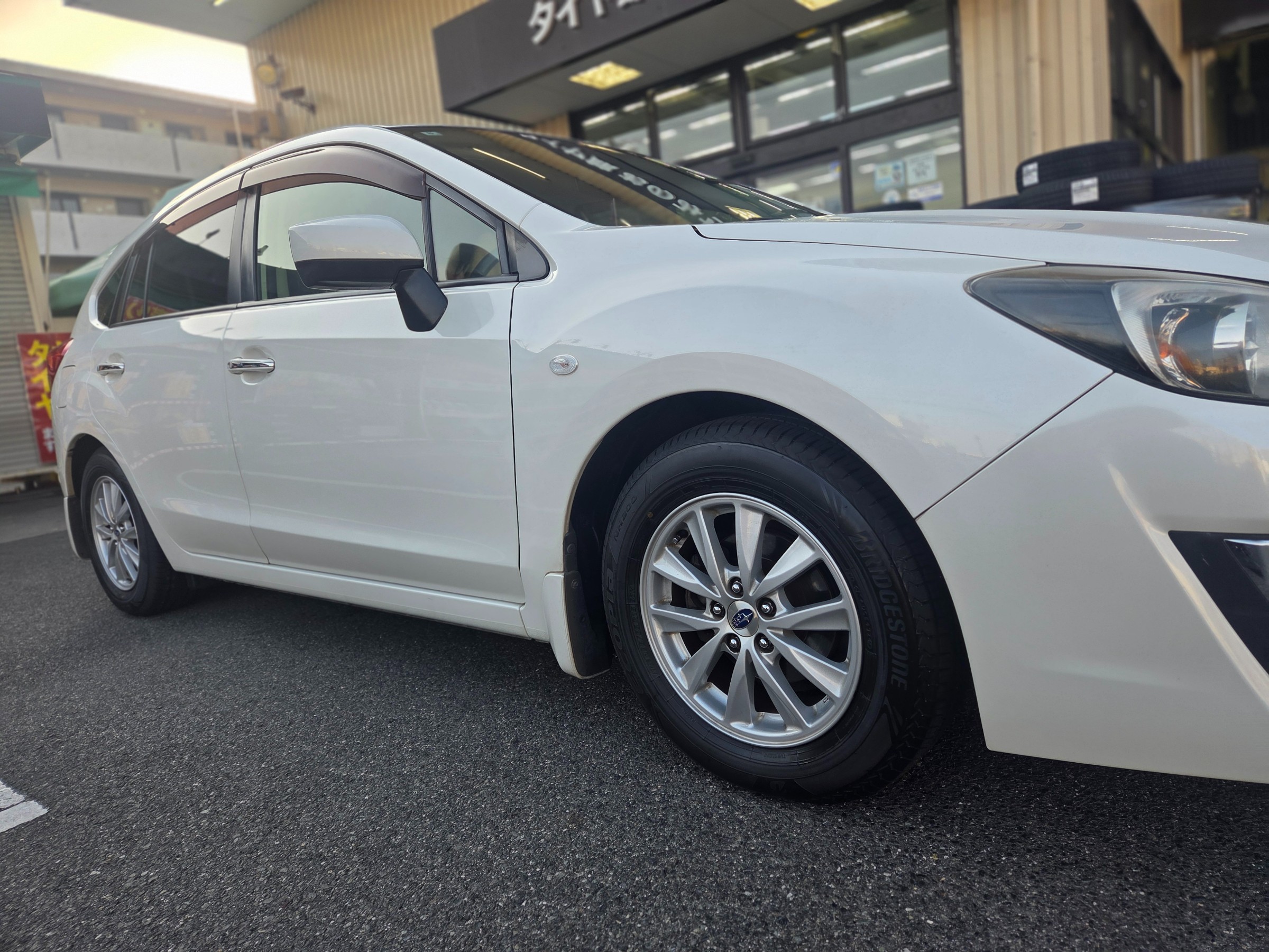 タイヤ館おのみち　タイヤ交換