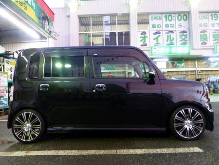 ムーヴ コンテ 車高調取り付けでご来店です サービス事例 タイヤ館 阿見 茨城県のタイヤ カー用品ショップ タイヤからはじまる トータルカーメンテナンス タイヤ館グループ