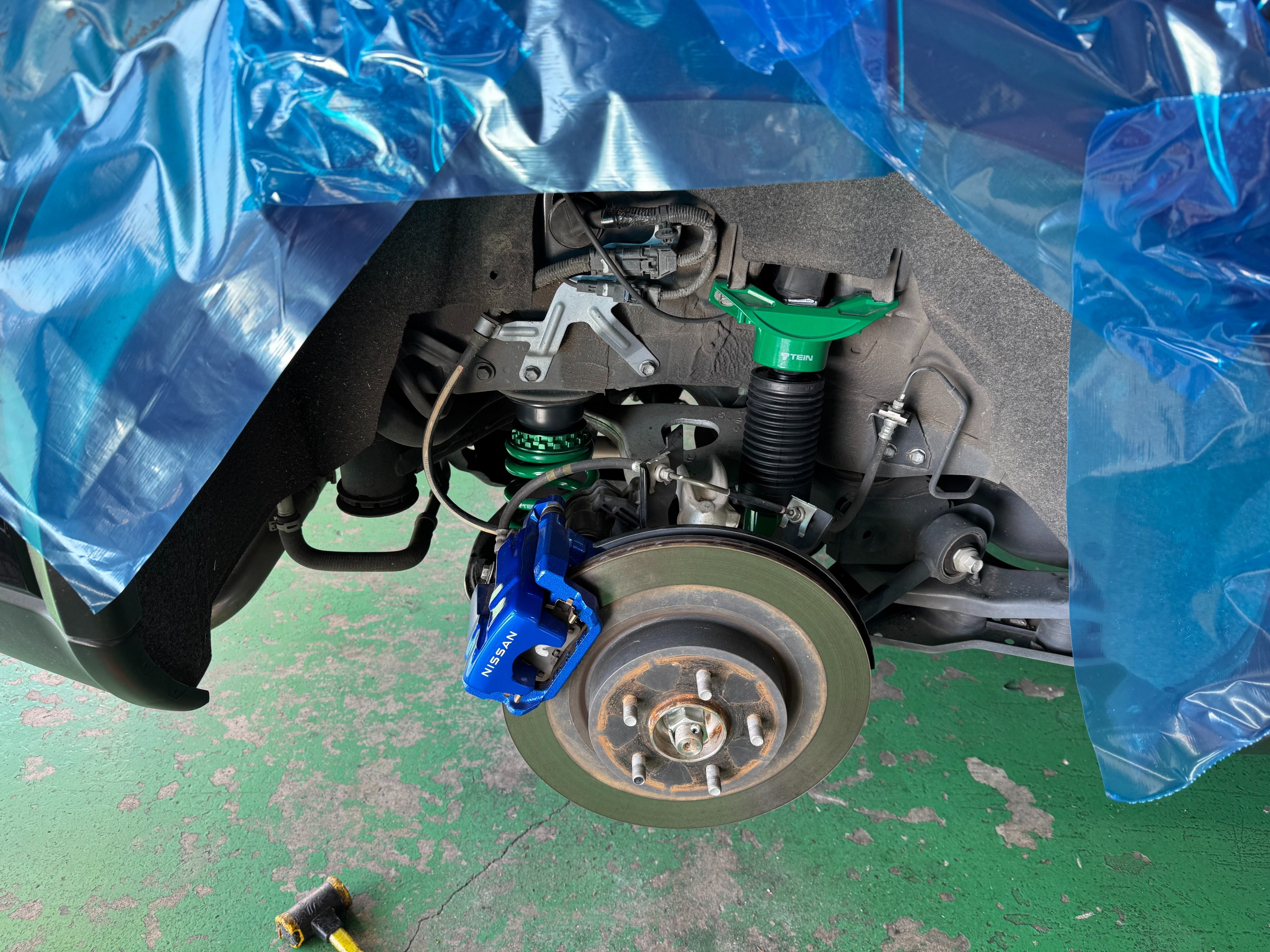 エクストレイル TEIN FLEX Z＋EDFC5 お取付け♪ Part1 | 店舗おススメ