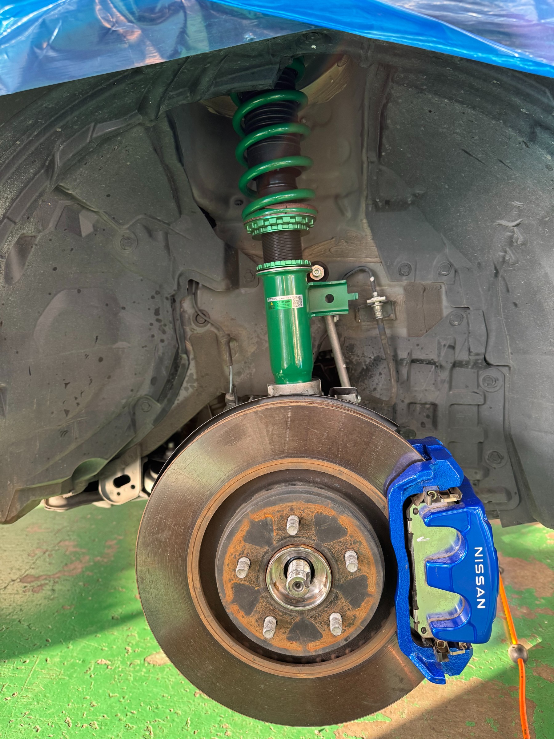 エクストレイル TEIN FLEX Z＋EDFC5 お取付け♪ Part1 | 店舗おススメ