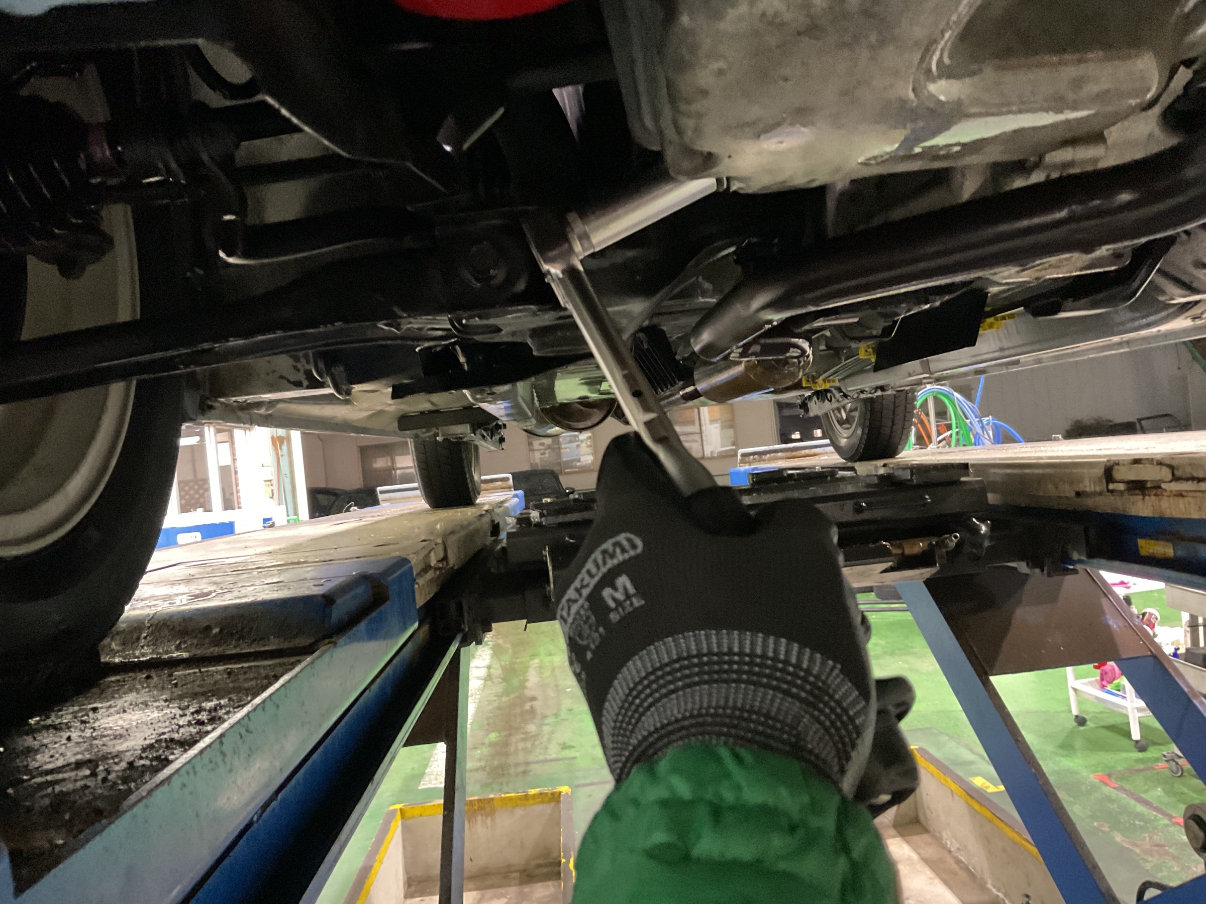 作業中の写真です