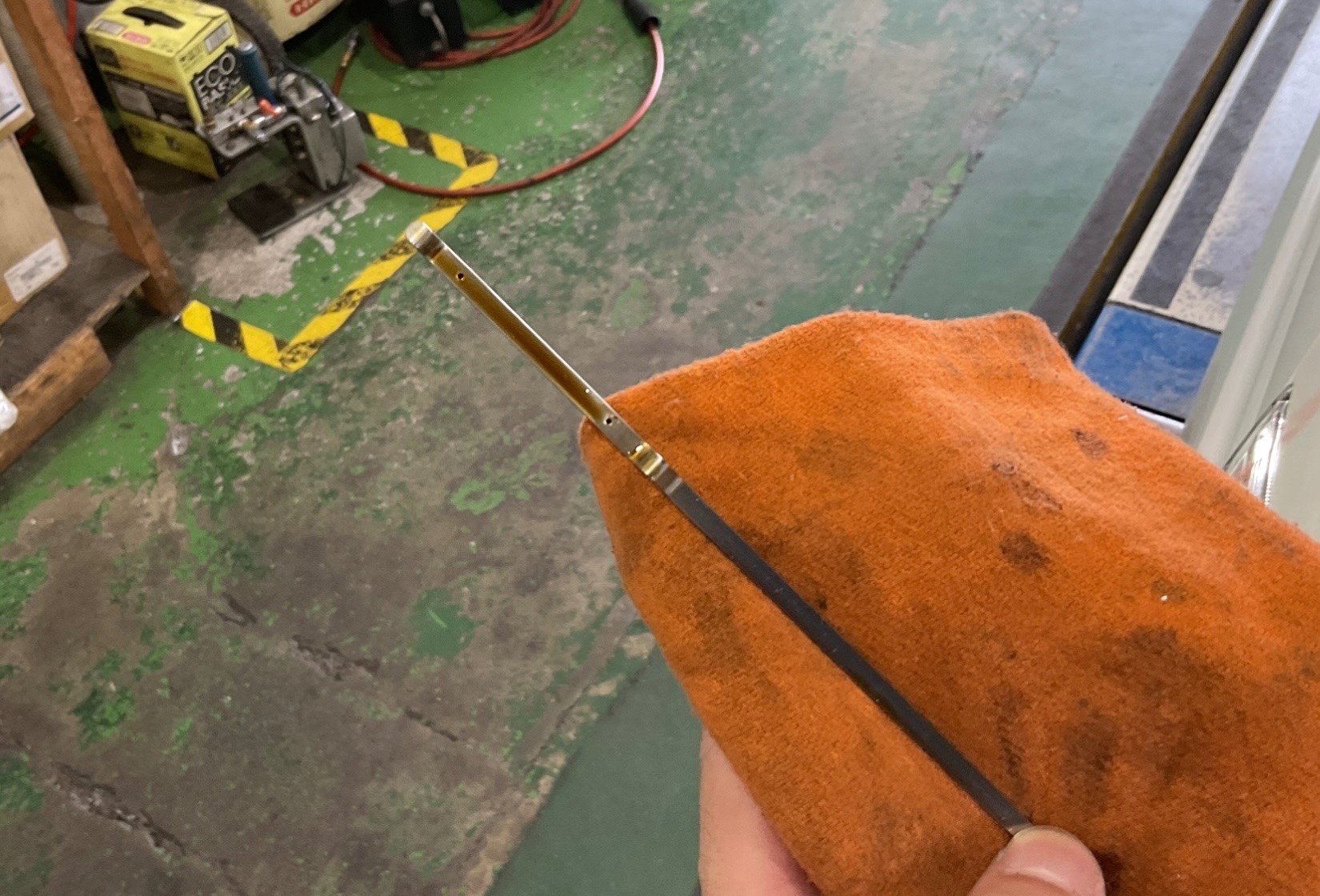 作業中の写真です