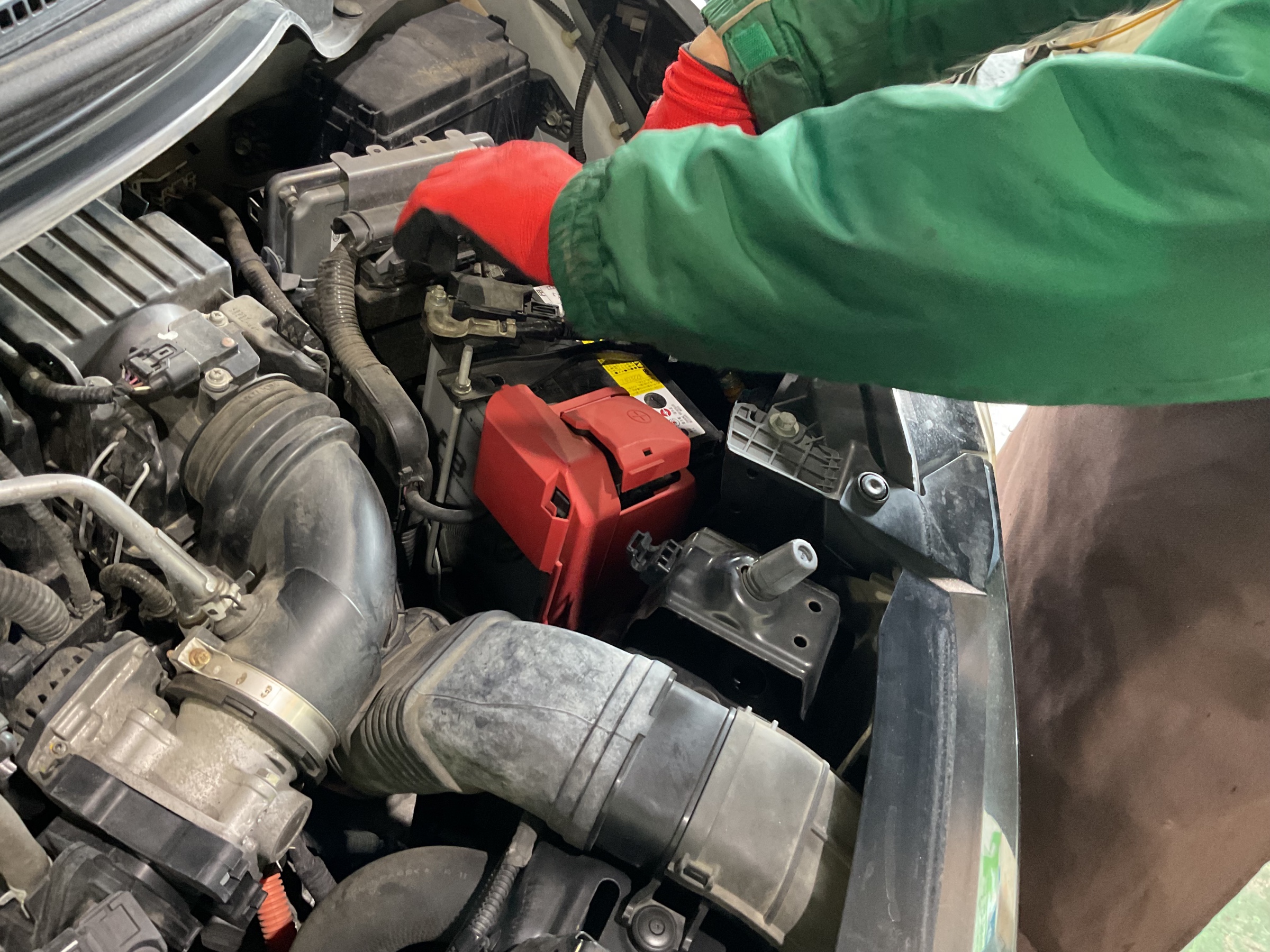 作業中の写真です