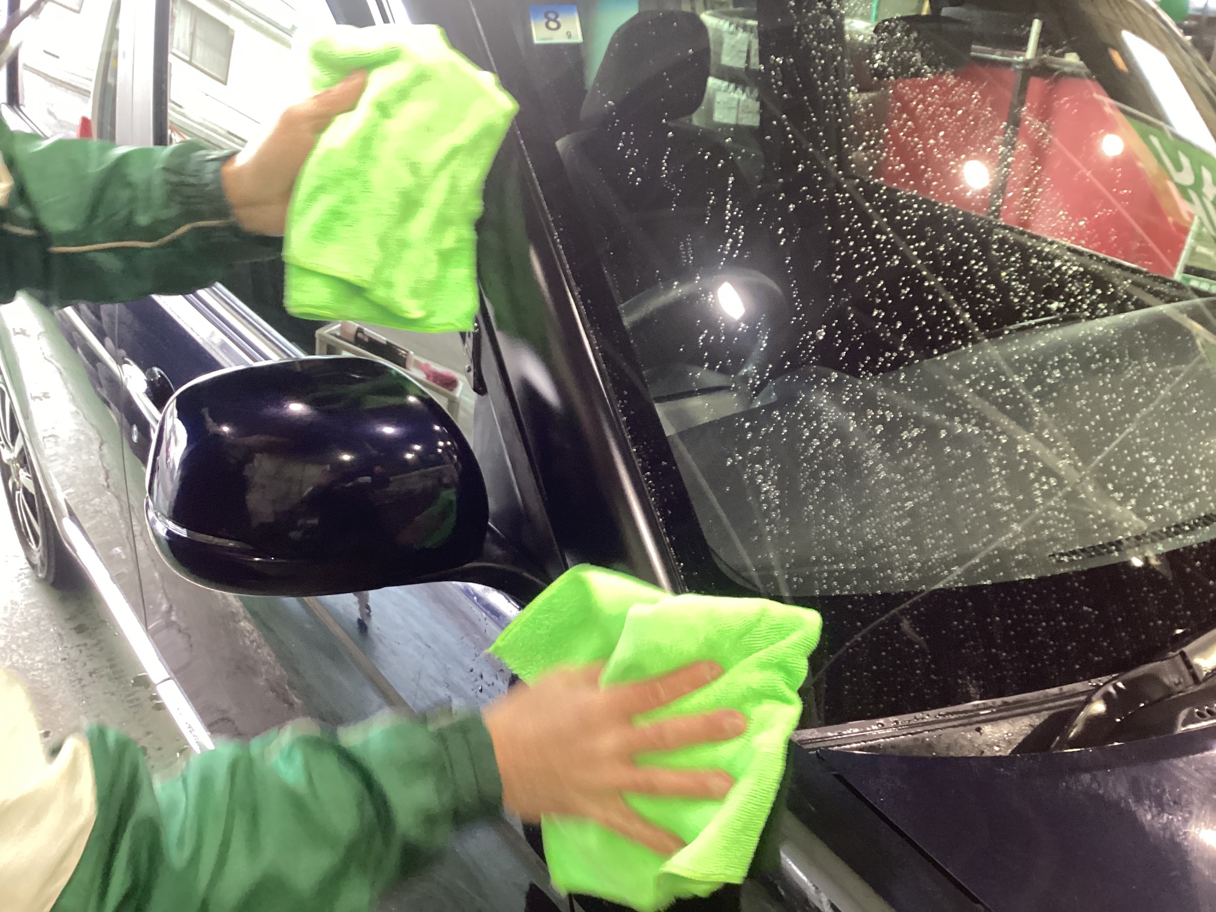 作業中の写真です。