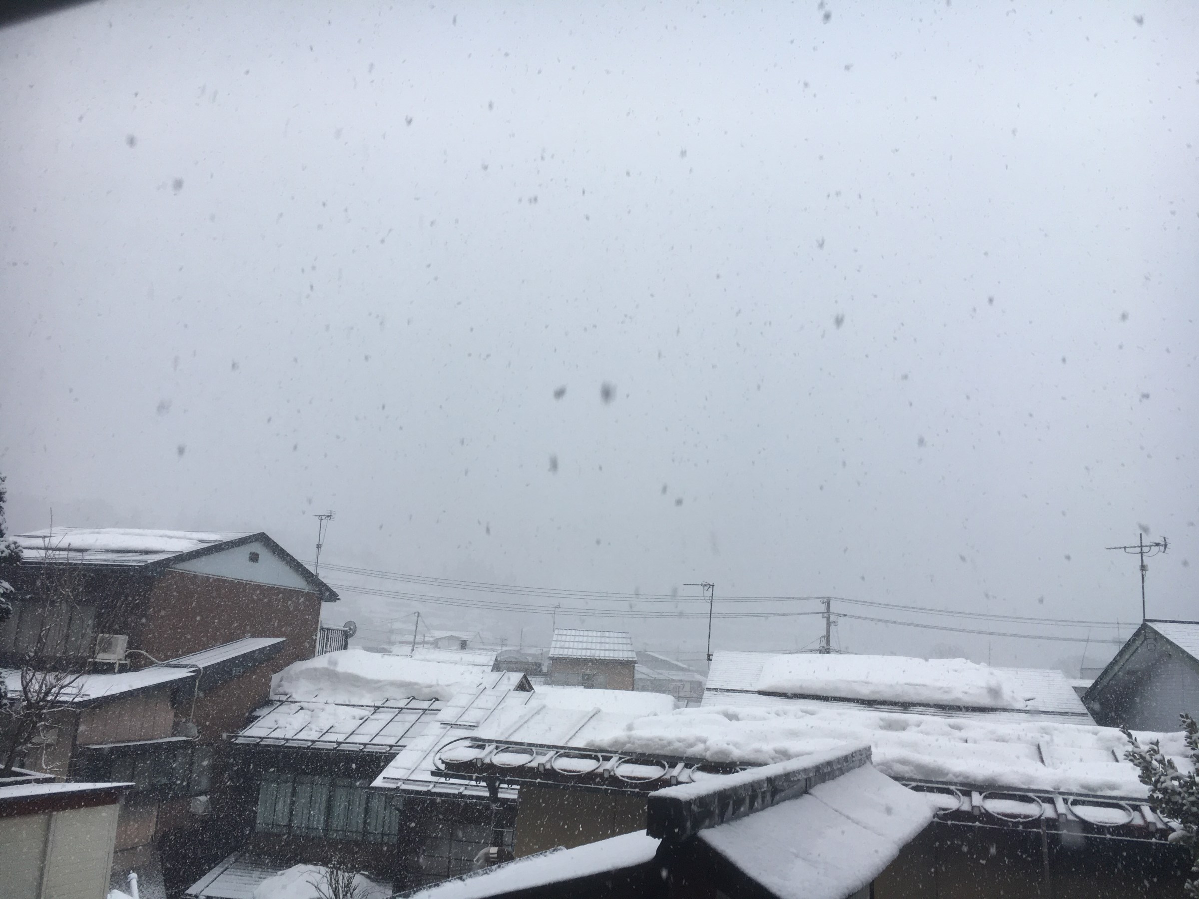 雪の降り始め