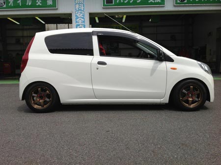 ダイハツミラ！ アルミホイールセット交換！！ | 店舗おススメ