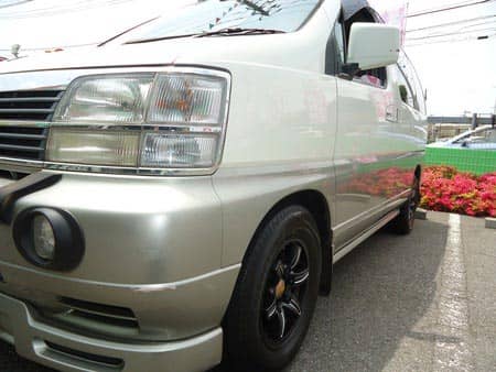 エルグランド（Ｅ50）にアルミホイール付けました | スタッフブログ