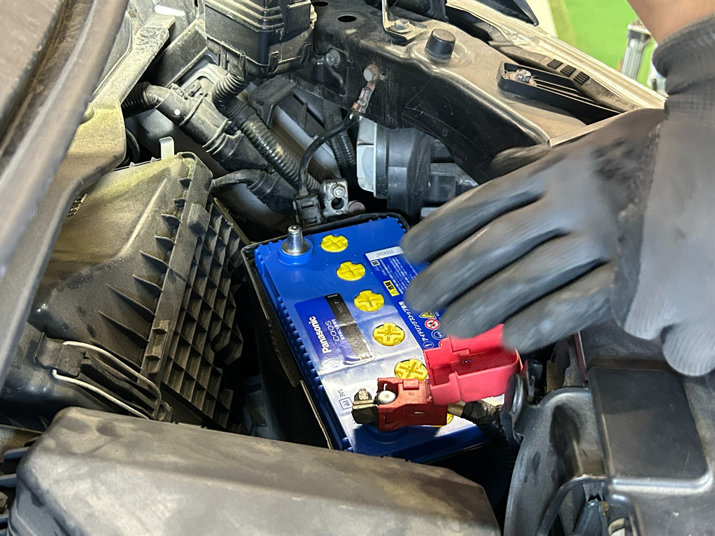 作業中