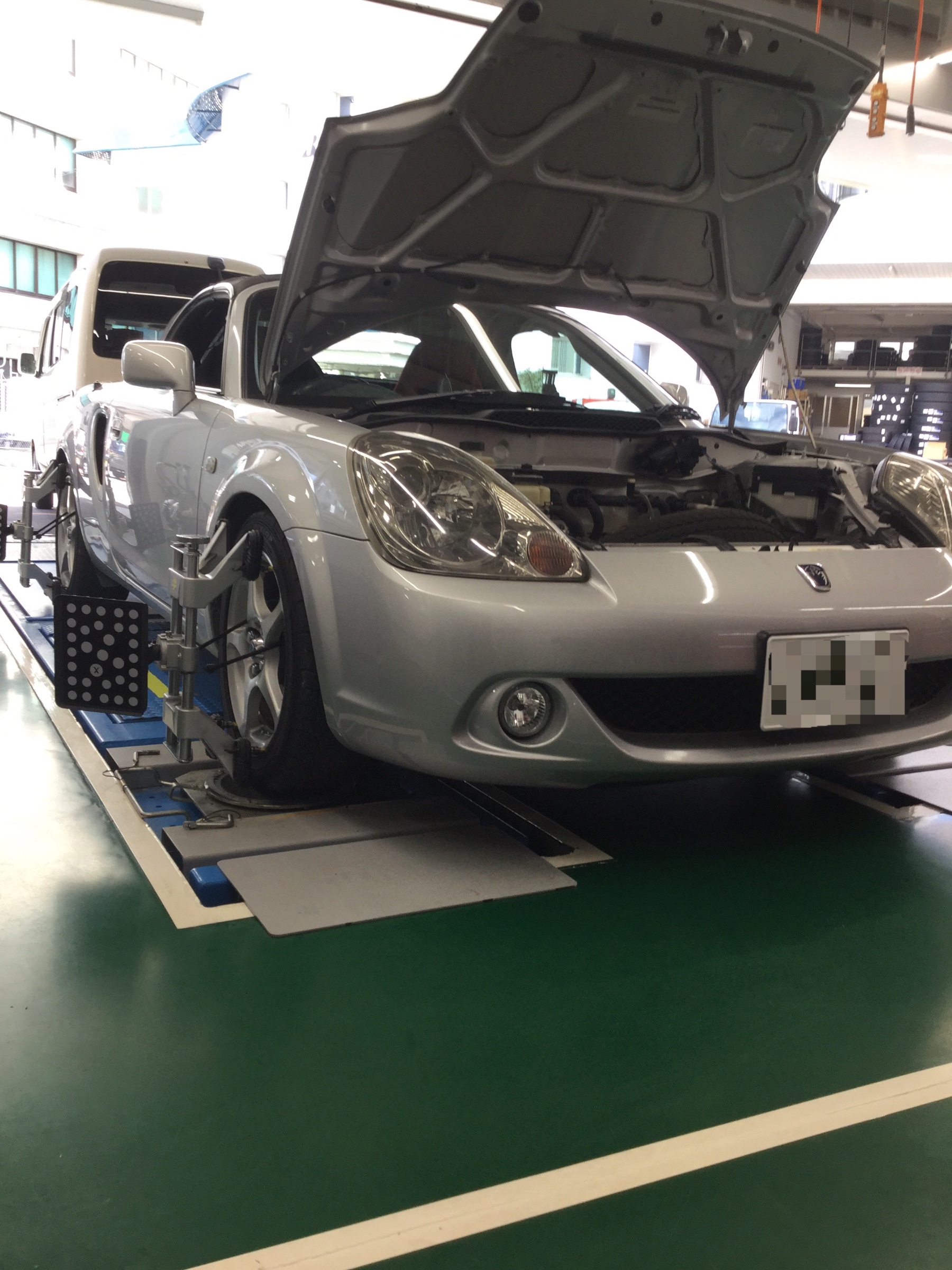 Mrーsアライメント調整 トヨタ Mr S スタッフ日記 タイヤ館 牧港