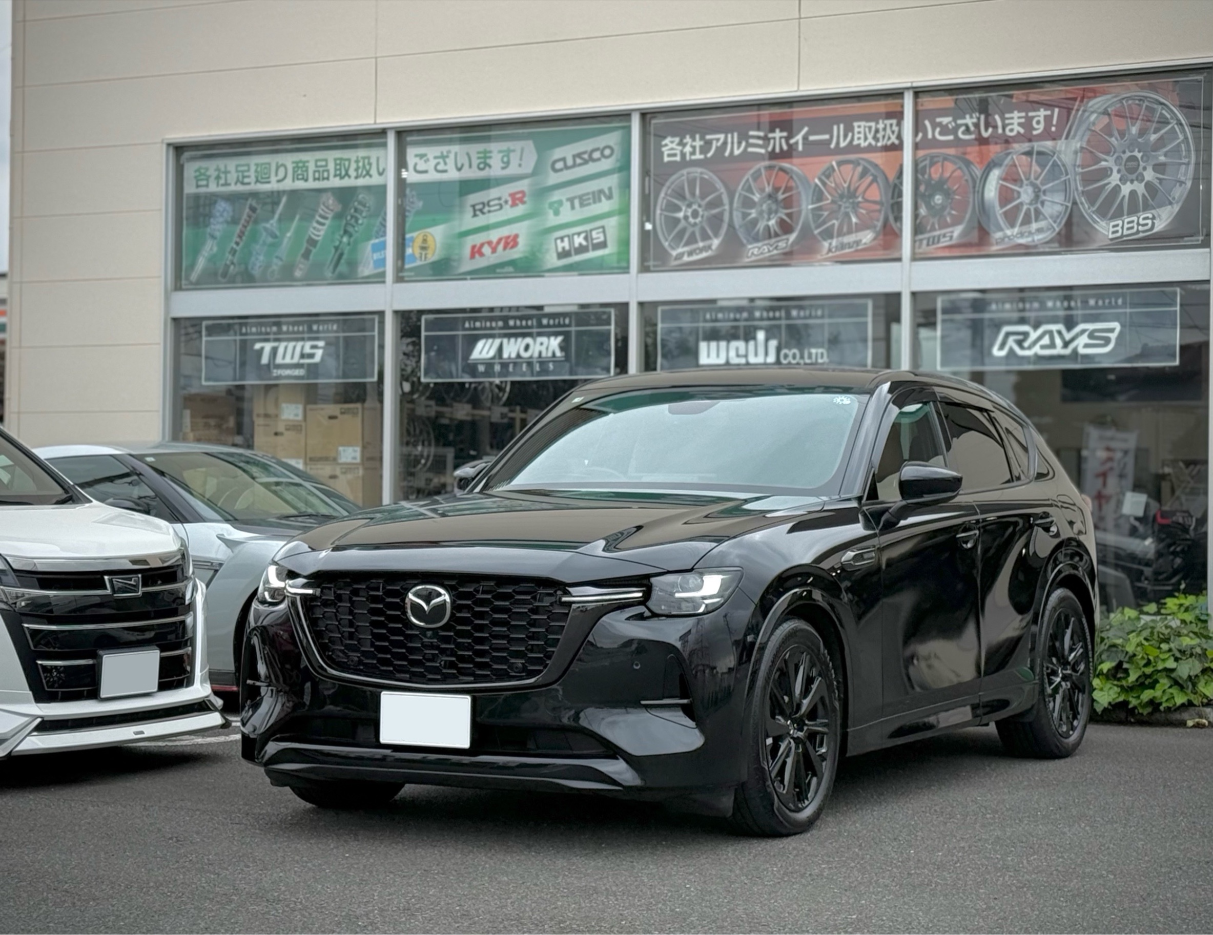 MAZDA CX-60・TEIN FLEX Z ・4輪アライメント調整。 | 店舗おススメ