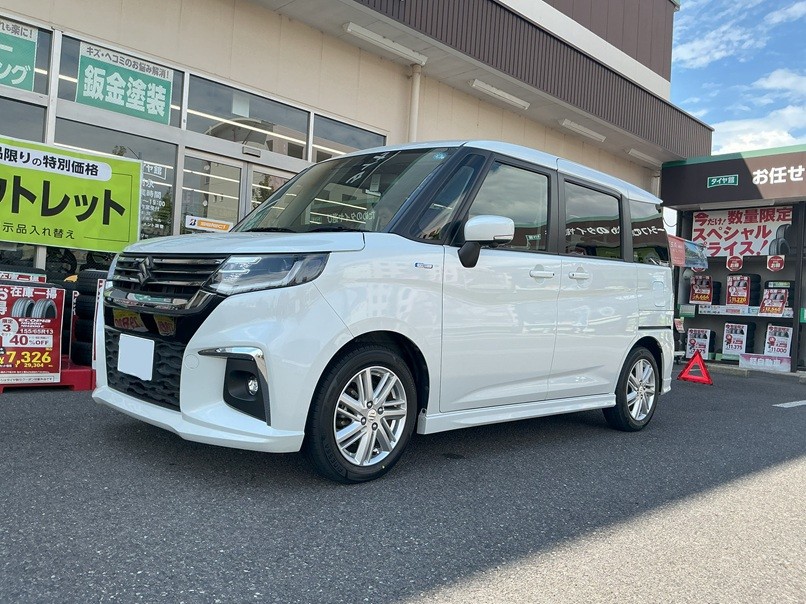 スズキ／ソリオ【ブリヂストン フィネッサ 165/65R15】タイヤ交換