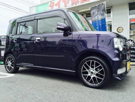 ムーヴコンテ 15インチアルミホイール装着 | スタッフ日記 | タイヤ館