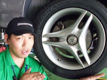 懐かしのＢＳ製アルミ！ | スタッフ日記 | タイヤ館 西船橋 | 千葉県の