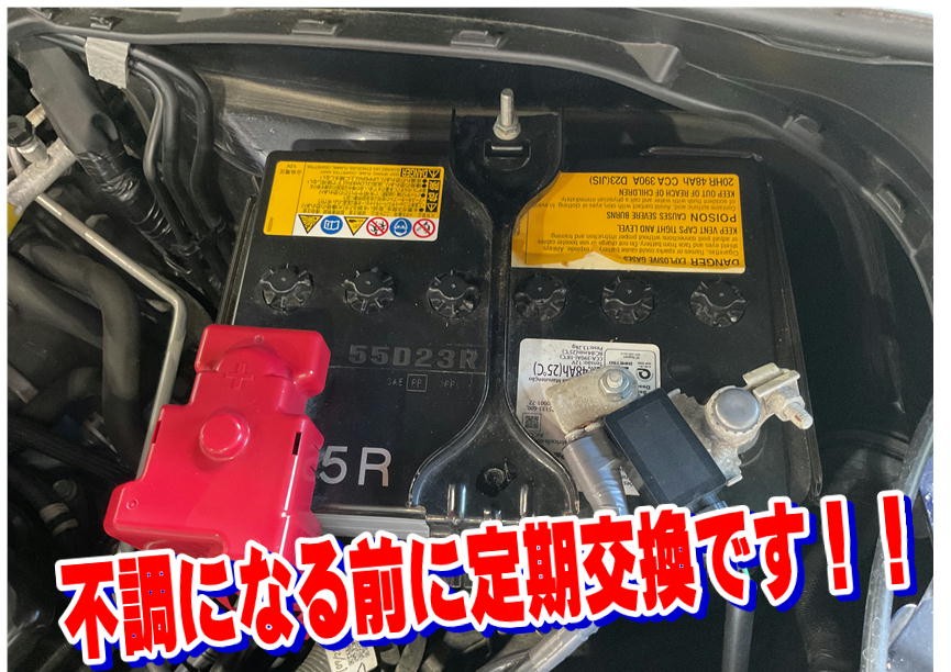 今回は定期交換です