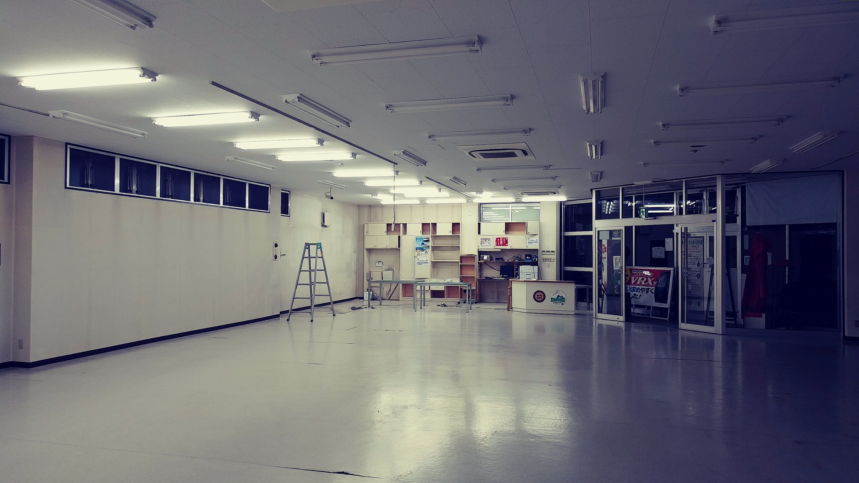 声が響き渡る&hellip;明日から内装工事