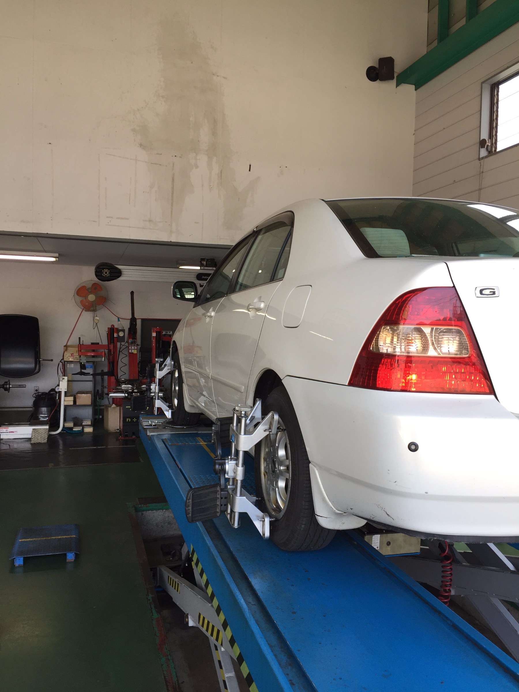 テスターにかけてます。