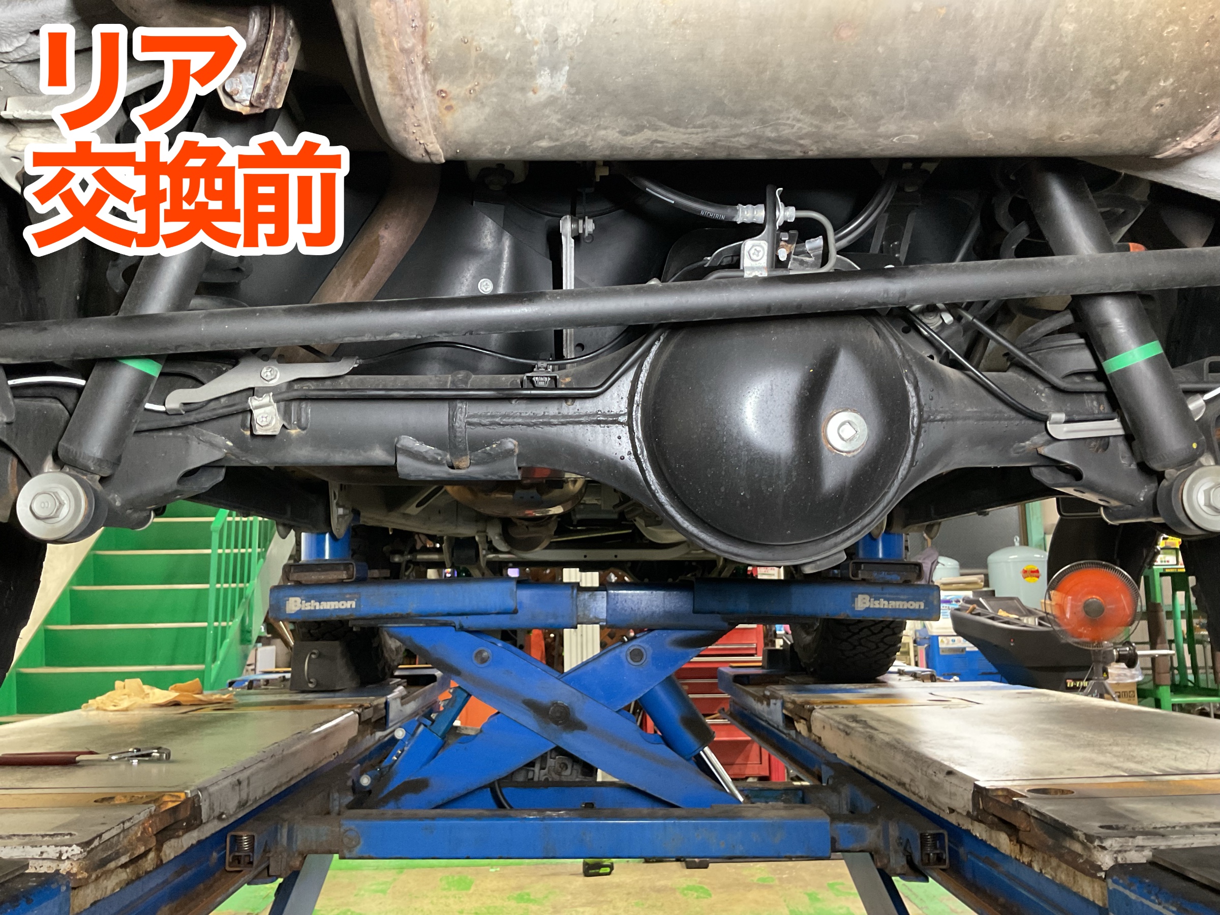 jb74 ジムニーシエラ　リフトアップ　リア
