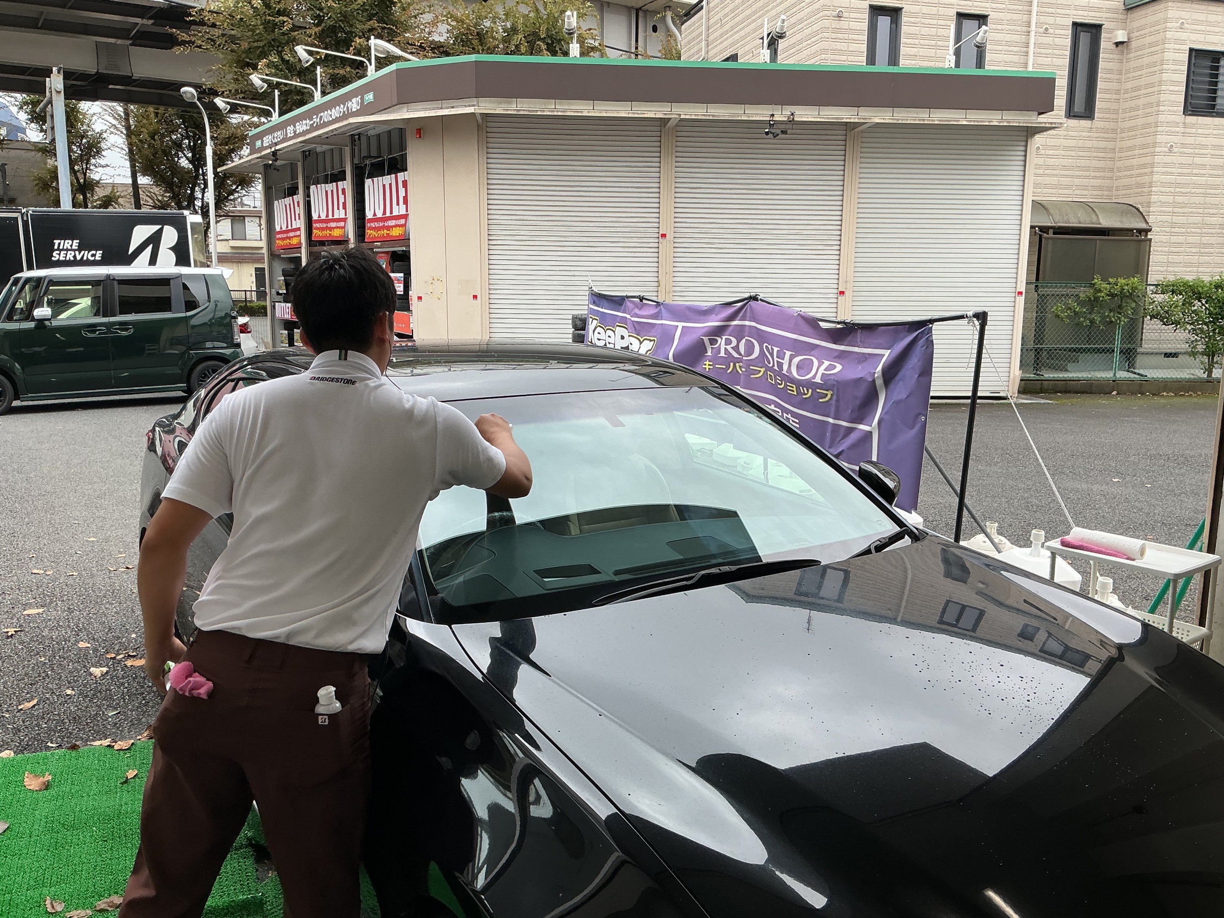 ガラス撥水