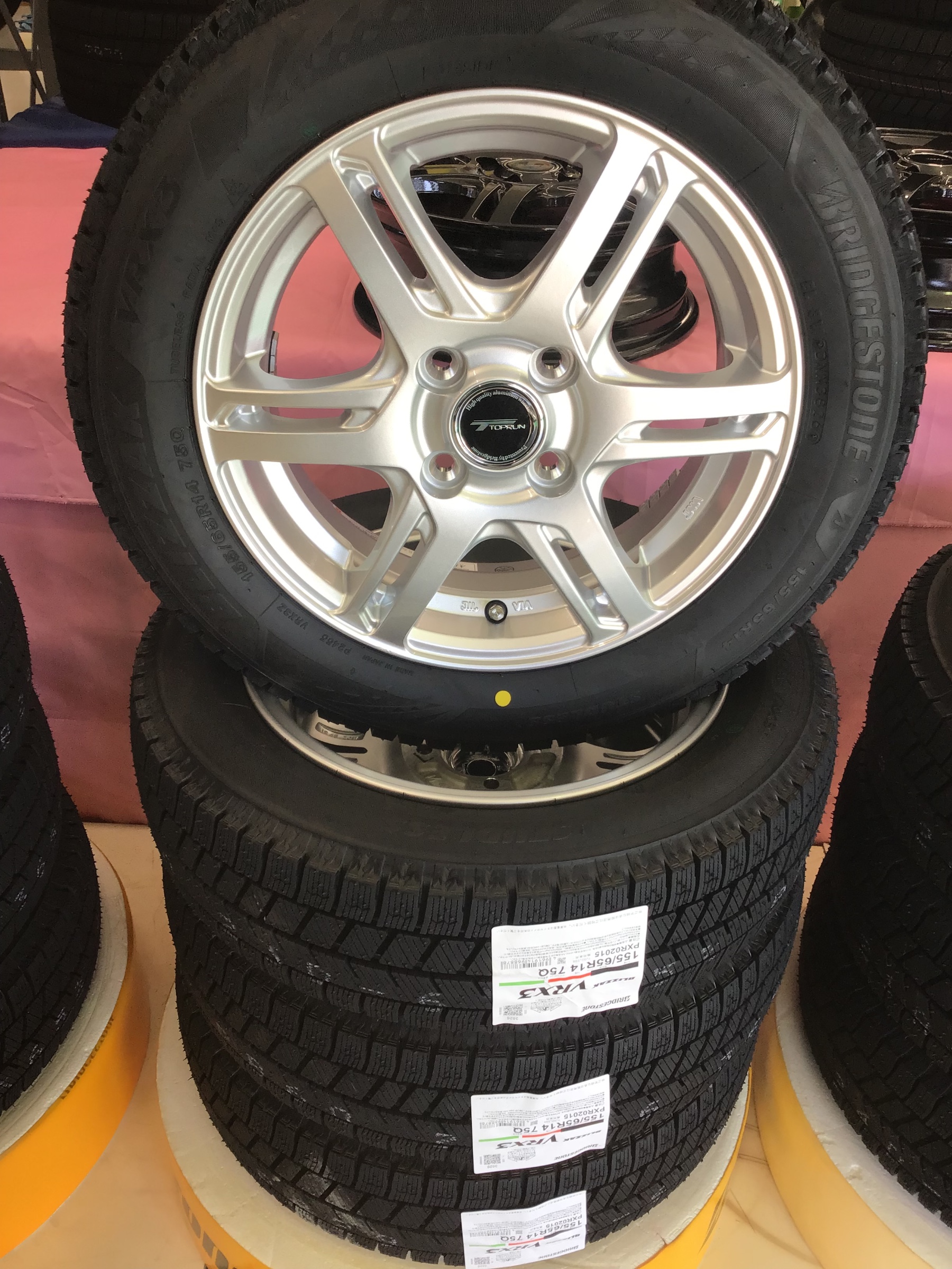 スタッドレス ホイールセット】VRX3 155/65R14 | 店舗おススメ情報
