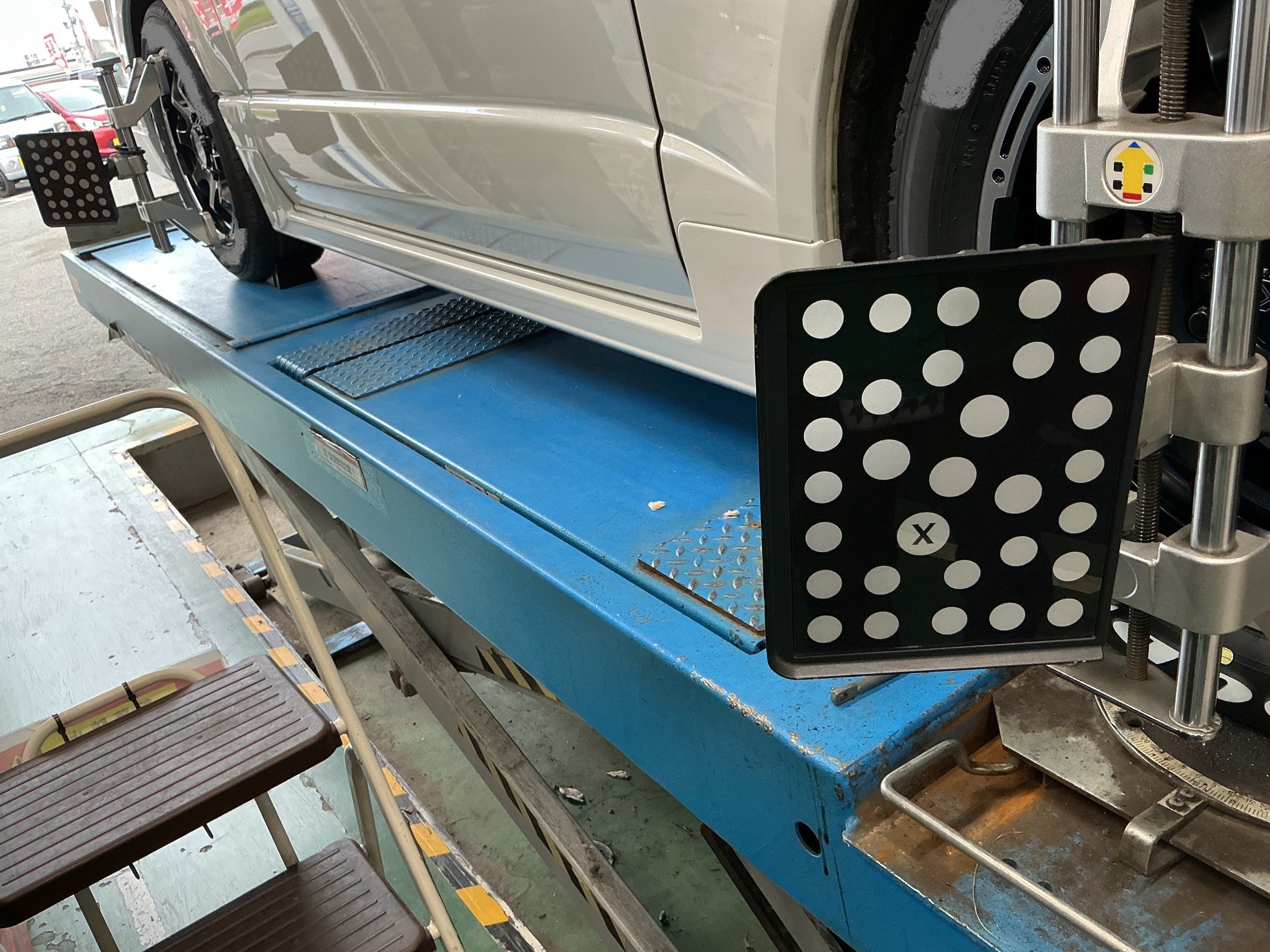 アライメント調整中