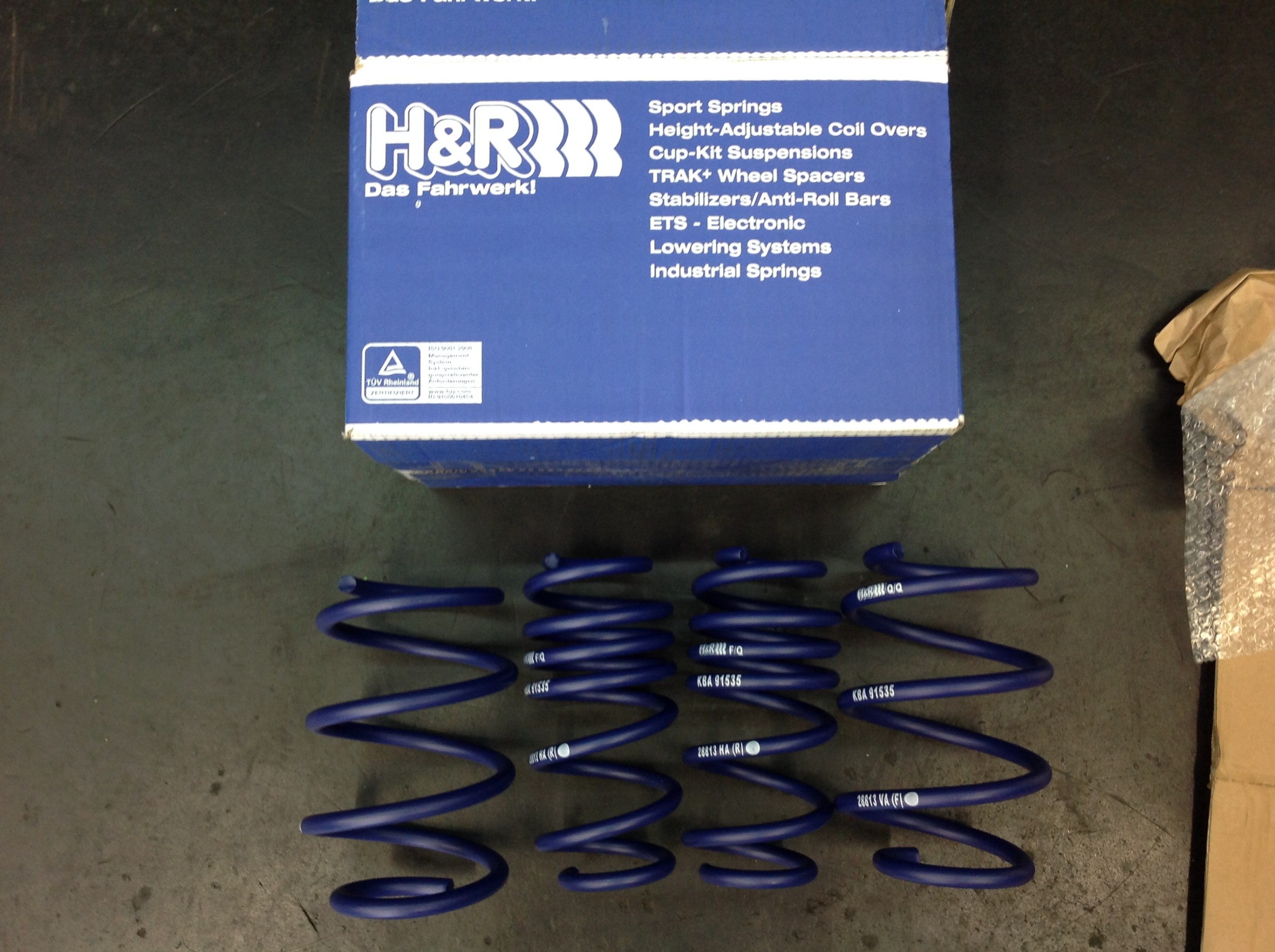 MINI H&R スプリング KBA 91535 青