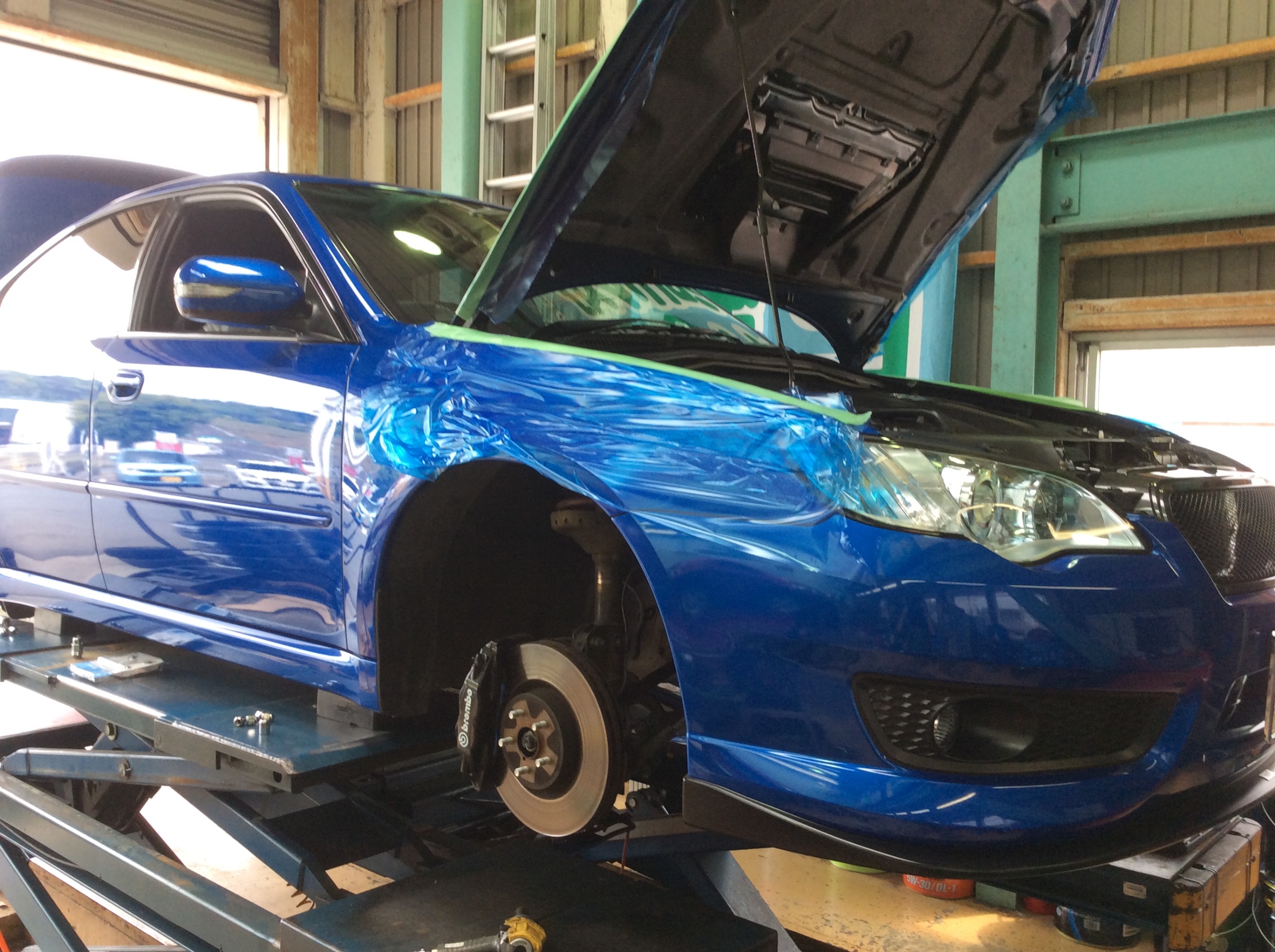 レガシィB4 STI ビルシュタイン交換！ | スバル レガシィB4 その他