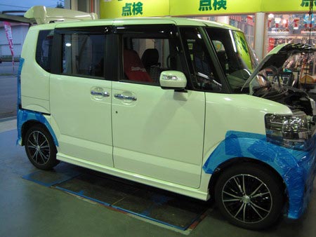 ホンダ N-BOX JF1 テインフレックスZ車高調取付け | 店舗お ホンダ N-BOX JF1 テインフレックスZ車高調取付け | 店舗お