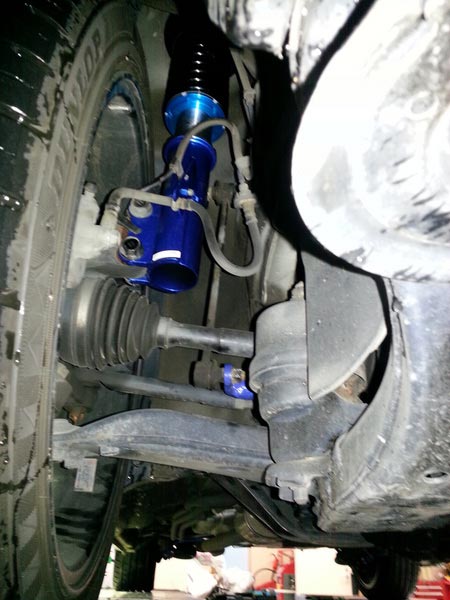 トヨタ １０アルファード 車高調 リジカラ F Rスタビ取付 サービス事例 タイヤ館 福井文京 福井県のタイヤからはじまる トータルカーメンテナンス タイヤ館グループ