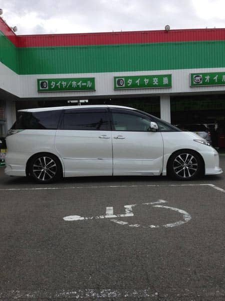 ａｃｒ５０ｗエスティマローダウン スタッフ日記 タイヤ館 堺北 大阪府 和歌山県のタイヤからはじまる トータルカーメンテナンス タイヤ館グループ