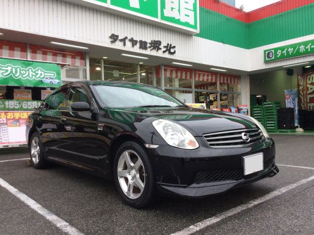 V35スカイラインセダン×POTENZA S001×TPMS B-11 | 店舗おススメ