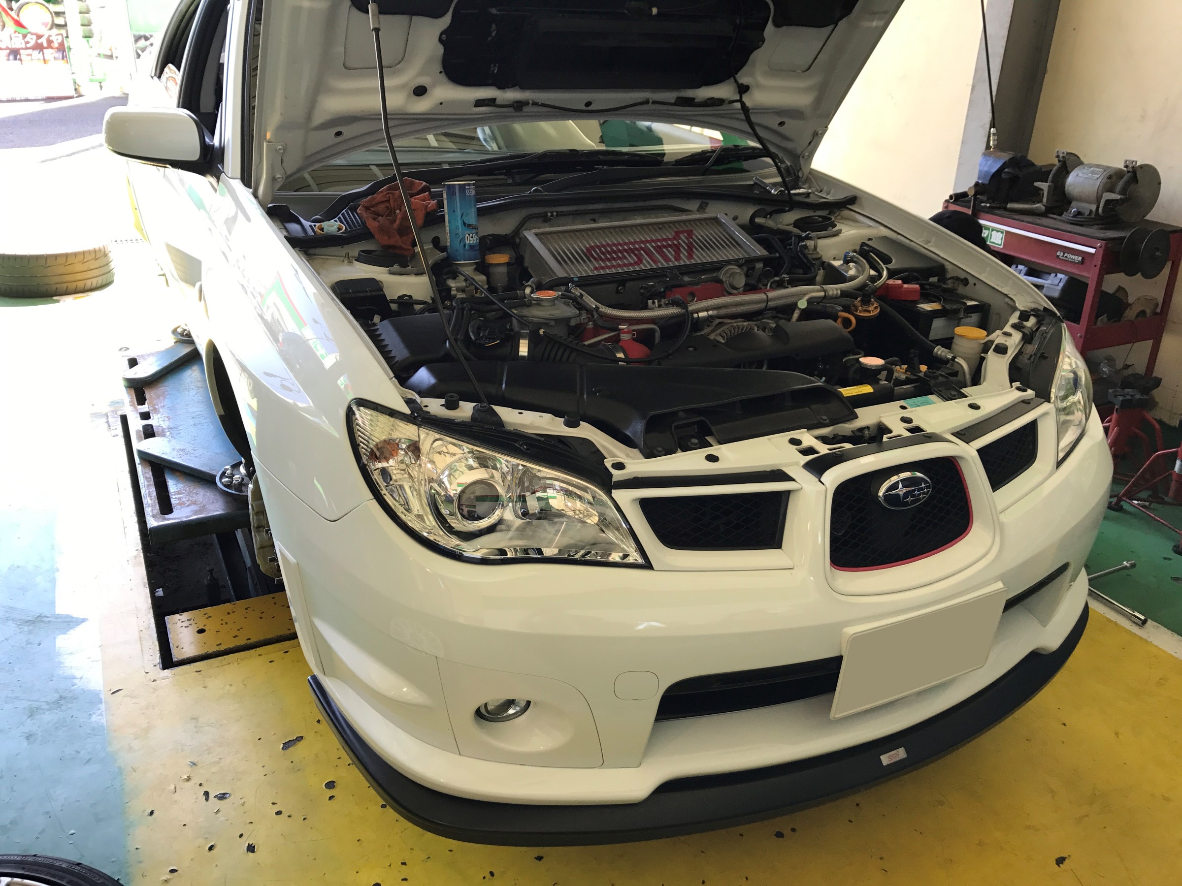 インプレッサ ｗｒｘ ｓｔｉ ｓｐｅｃ ｃ ｔｙｐｅ ｒａ ｒ ブレーキフルード交換 スバル インプレッサ メンテナンス商品 パーツ取付 ブレーキ関係取付 スタッフ日記 タイヤ館 １２２鳩ヶ谷 タイヤからはじまる トータルカーメンテナンス タイヤ