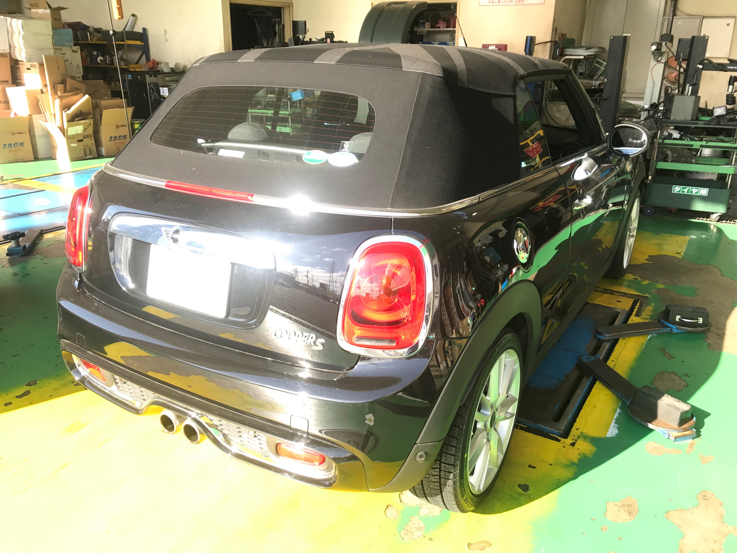 BMW MINI Cooper S F57 スタッドレスタイヤホイールセットお取付
