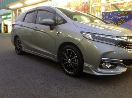 ホンダ シャトル インチアップ サービス事例 タイヤ館 栗東 京都府 滋賀県のタイヤからはじまる トータルカーメンテナンス タイヤ館グループ