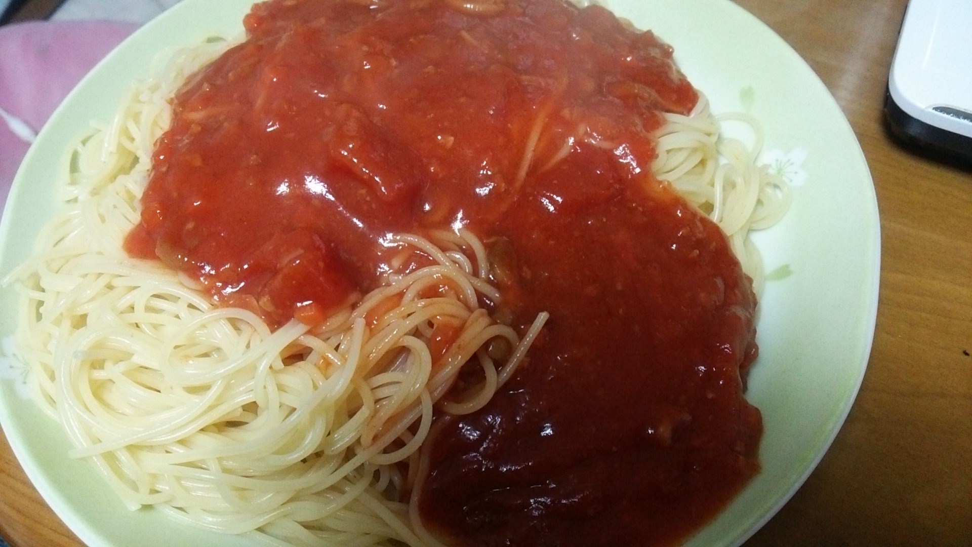 ミートパスタ。