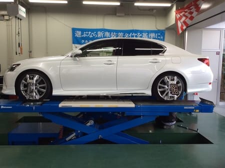 ☆レクサスＧＳ４５０ｈにダウンサスです☆ | サービス事例 | タイヤ館