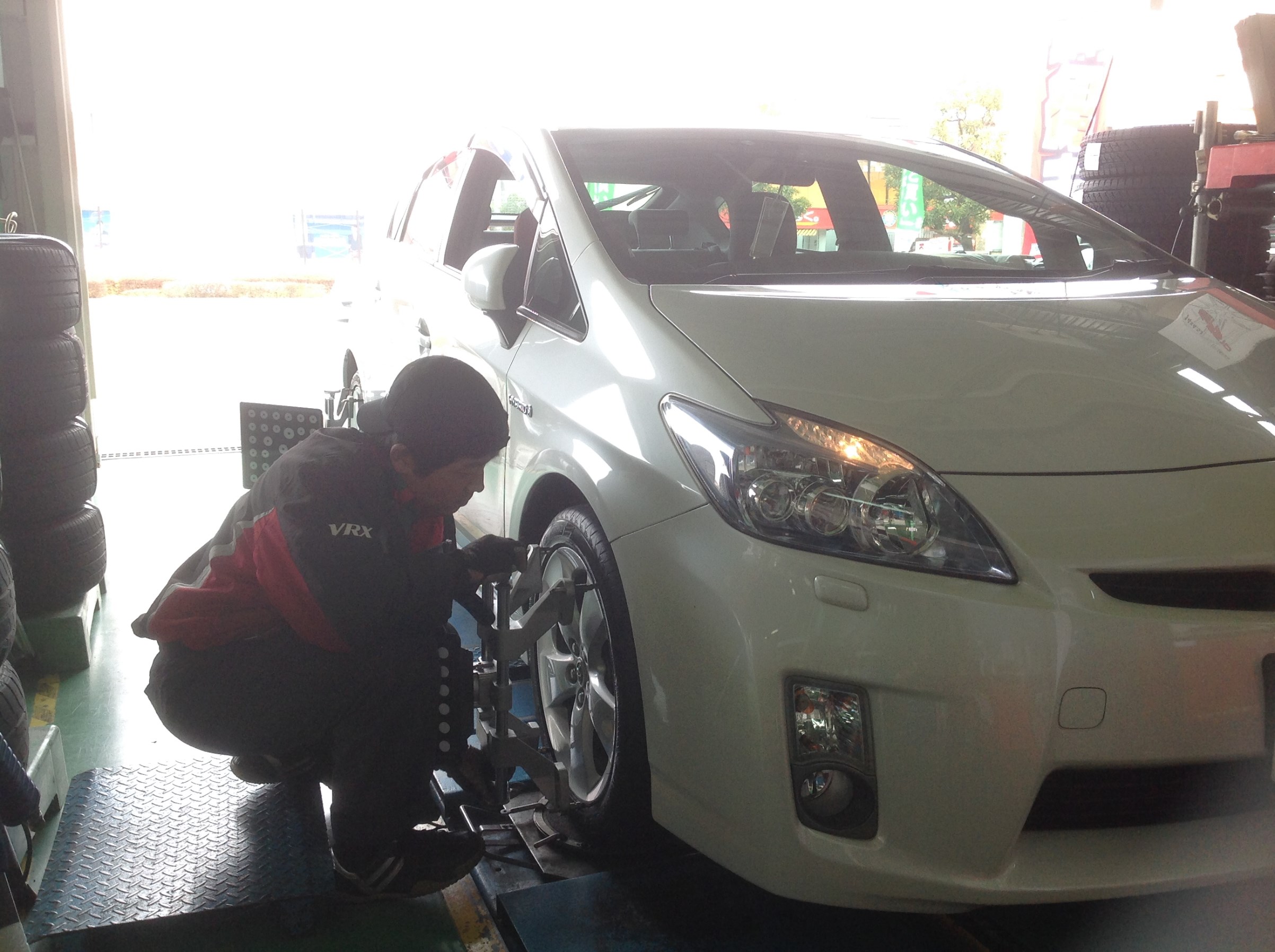 はーさん　取付中。