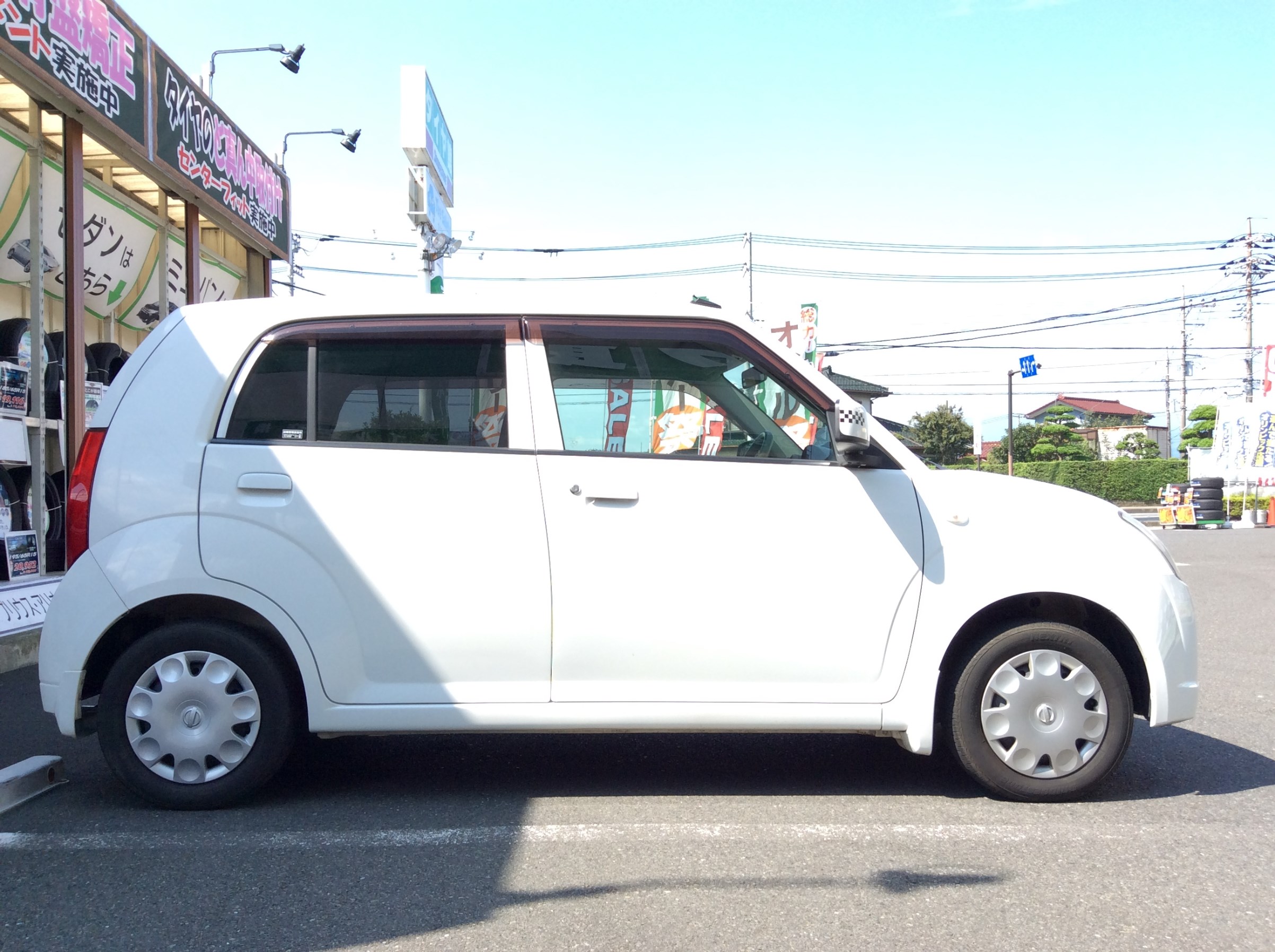 日産 ピノ HC24S ローダウン作業 | 店舗おススメ情報 | タイヤ館 綾瀬