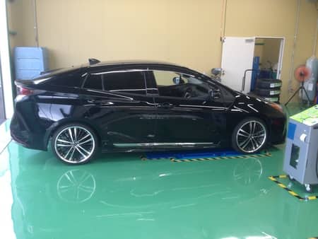 ５０プリウスＴＥＩＮ車高調取り付け | トヨタ プリウス その他 パーツ