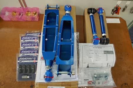 ZN6 BRZにクスコ リアラテラルリンクアーム&ZE40&RE-71R ZN6 BRZにクスコ リアラテラルリンクアーム&ZE40&RE-71R