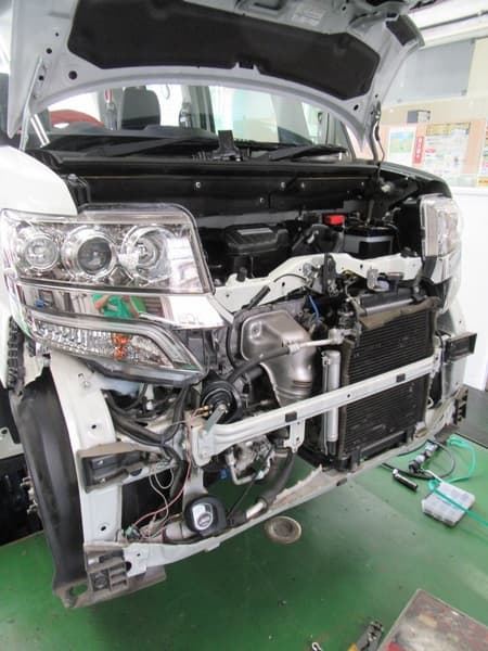 ホンダ N Box ミツバホーン 取り付け ホンダ N Box その他 パーツ取付 各種用品取付 サービス事例 タイヤ館 瀬谷 神奈川県のタイヤ カー用品ショップ タイヤからはじまる トータルカーメンテナンス タイヤ館グループ