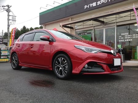 トヨタ オーリス ホイール交換 お客様取り付けブログ タイヤ館 水戸けやき台 茨城県のタイヤ カー用品ショップ タイヤからはじまる トータルカーメンテナンス タイヤ館グループ