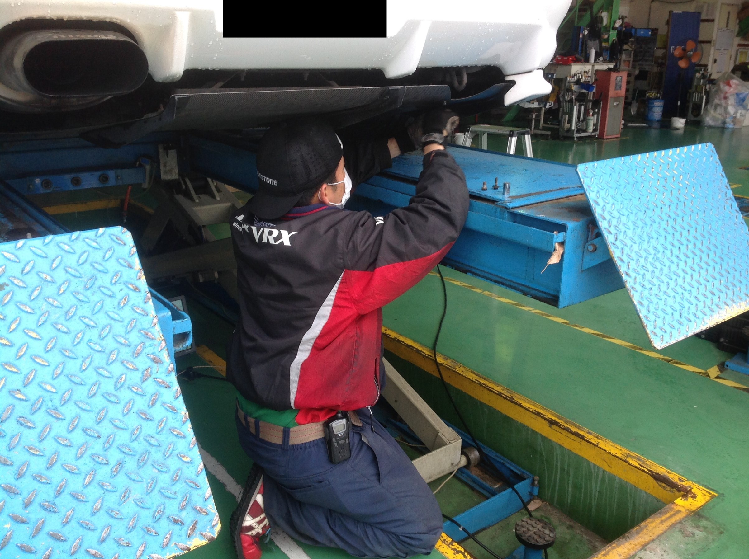 調整の為、潜り中。