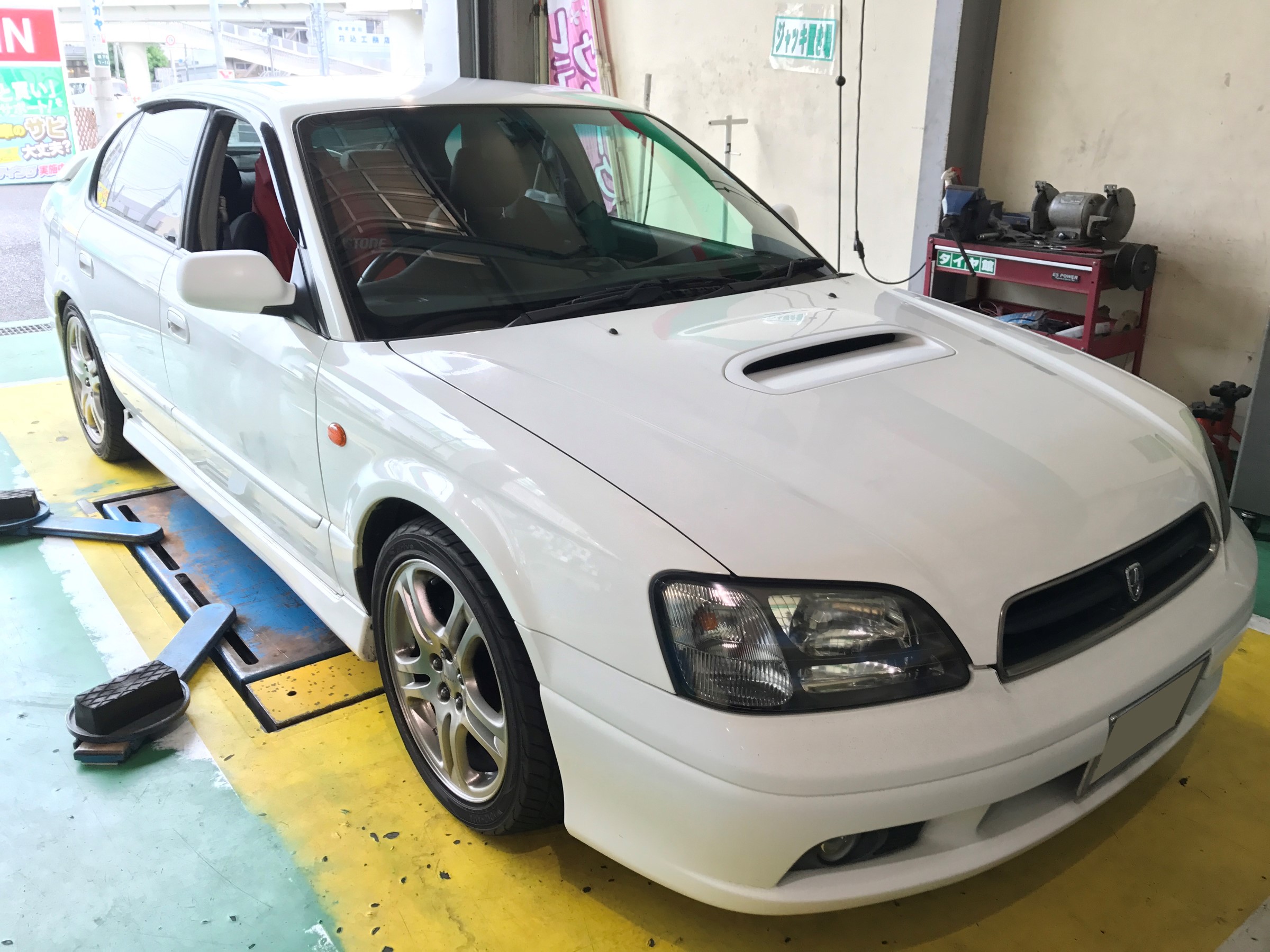 レガシィ ＢＥ５ 車高調取付！ | スバル レガシィ パーツ取付 > 足回り