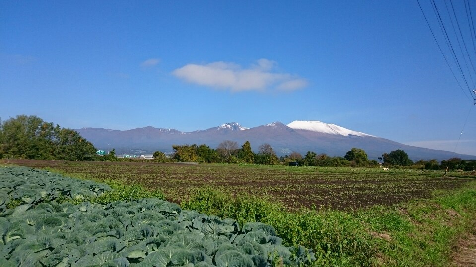 浅間山の雪化粧