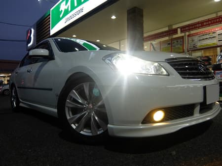 Y50フーガ ホイール装着 | 日産 フーガ その他 タイヤ・ホイール関連