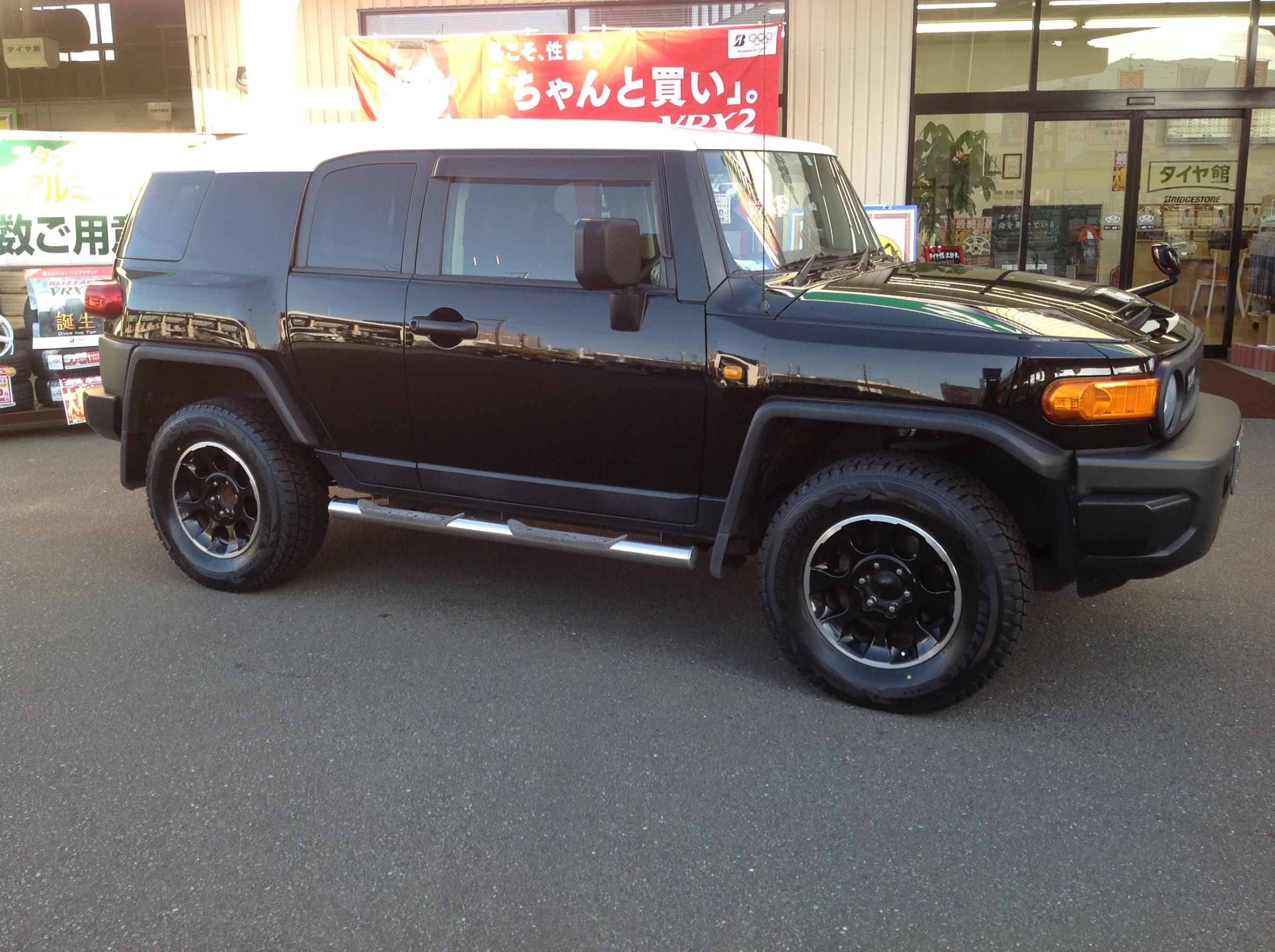 ＦＪクルーザー スタッドレスタイヤ交換 | トヨタ FJクルーザー タイヤ