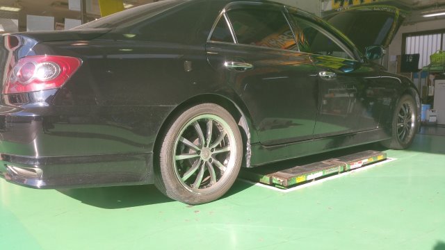Mark X ｇｒｘ1 Tein車高調装着っ トヨタ マークx その他 パーツ取付 サスペンション取付 取り付け 施工事例集 タイヤ館 福岡西 タイヤからはじまる トータルカーメンテナンス タイヤ館グループ