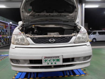 日産セレナ PC24 スターターモーターを交換 | サービス事例 | タイヤ館