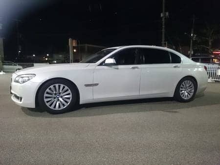 無地・新色登場！ BMW 7シリーズ F01 / F07GT Eibach製ダウンサス+LW①
